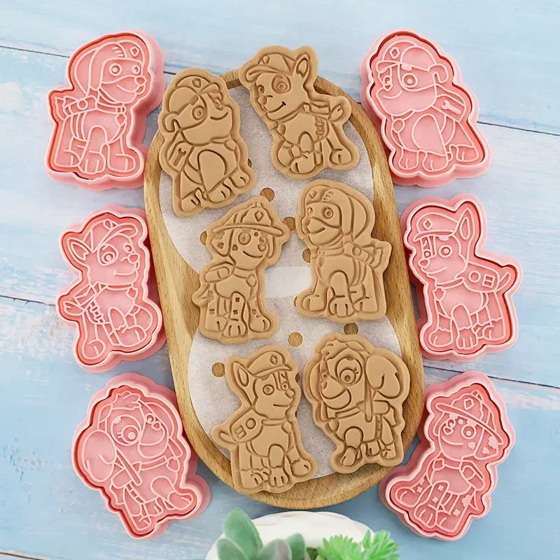 Baking Kitchen Set - 「パウ・パトロール」のクッキー型。かわいいアニメキャラクターの3D焼き型。DIYクッキー作りに使える道具セット。キュートなキッチングッズ、おもちゃ。