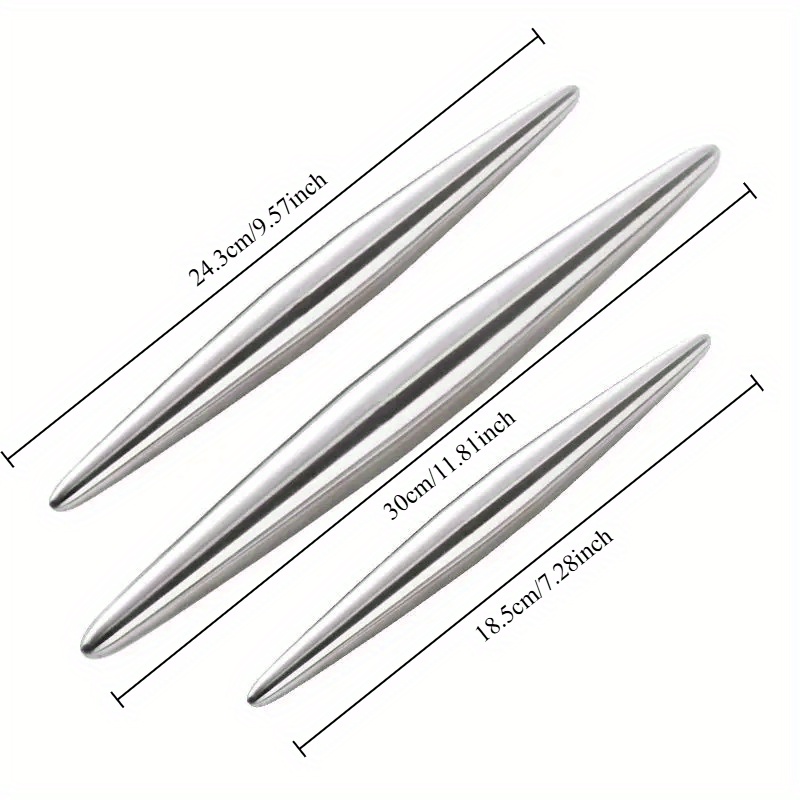 1Pc ステンレス鋼ローリングピンキッチン用品生地ローラーベ - Kitchen Roller Baking のレビューと価格